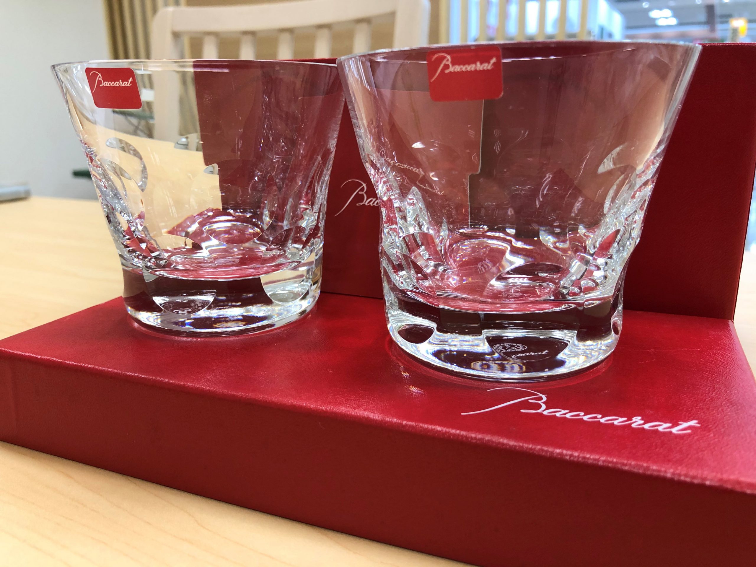 未使用 Baccarat バカラ ロックグラス ペアグラス ギフト 箱付き | 鑑定買取 家宝