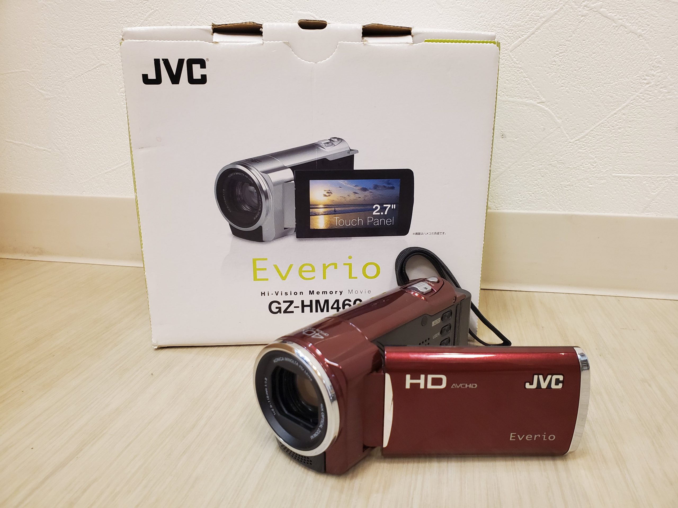 ビデオカメラ JVC GZ-HM460-R