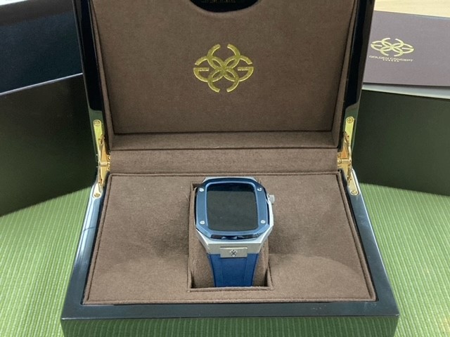 40mm 41mm 銀色 メタルバンド apple watch カスタム 金属 ゴールデン